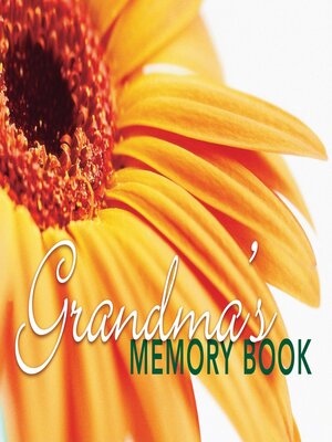 cover image of Grandmas Memory Book